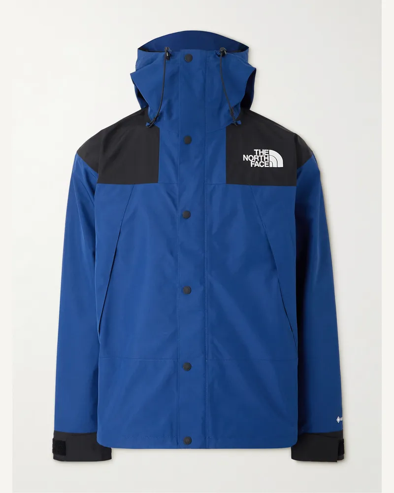 The North Face Mountain Kapuzenjacke aus GORE-TEX-Material mit Logostickerei Blau