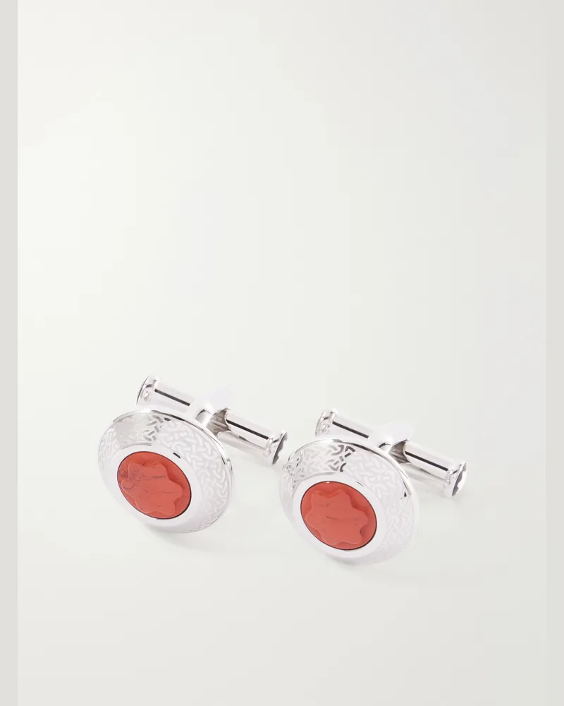 Montblanc Silver Cufflinks Silver