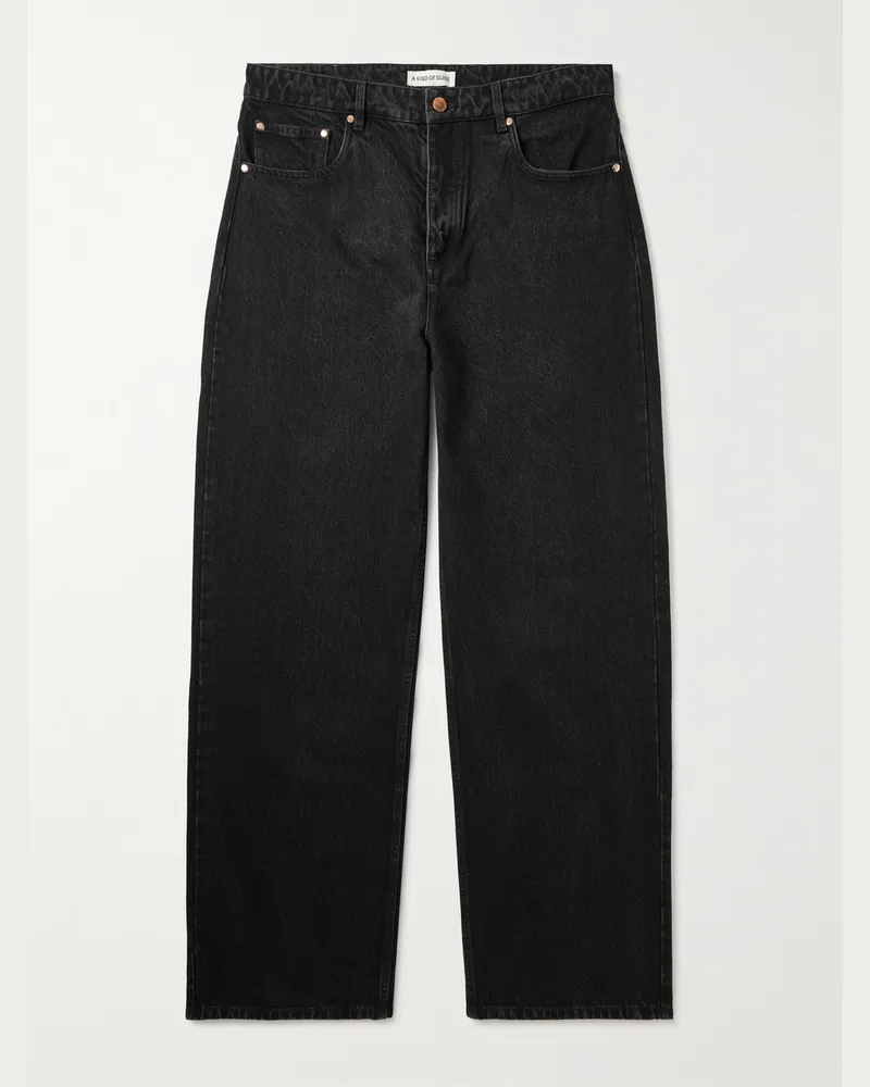 A Kind Of Guise Beto weit geschnittene Jeans Schwarz