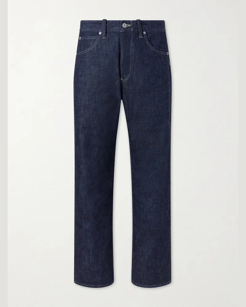 Neighborhood Straight-Leg Jeans Blue
