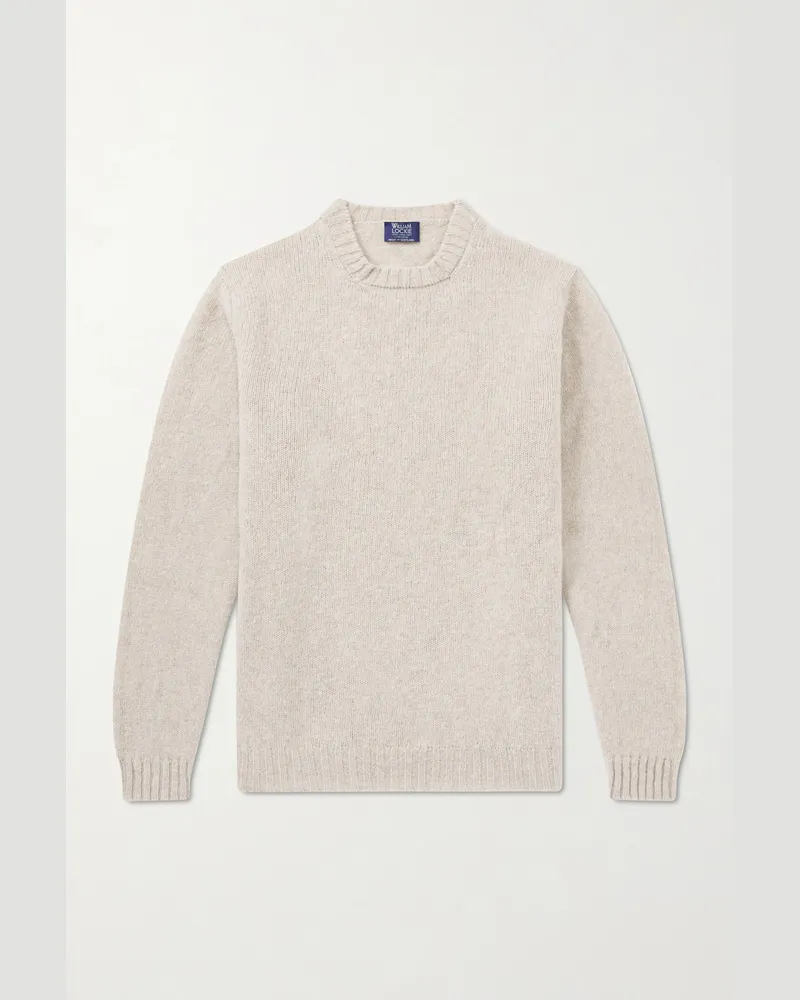 William Lockie Pullover aus Schurwolle Neutral