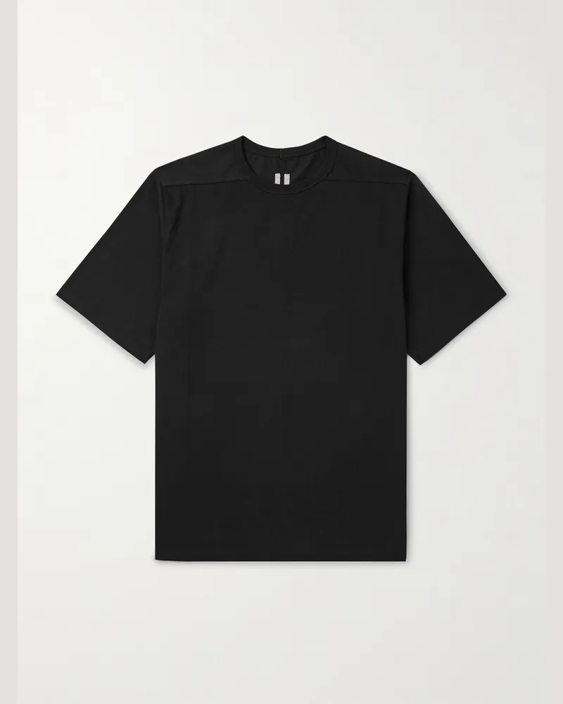 Rick Owens Brad T-Shirt aus Baumwoll-Jersey Schwarz