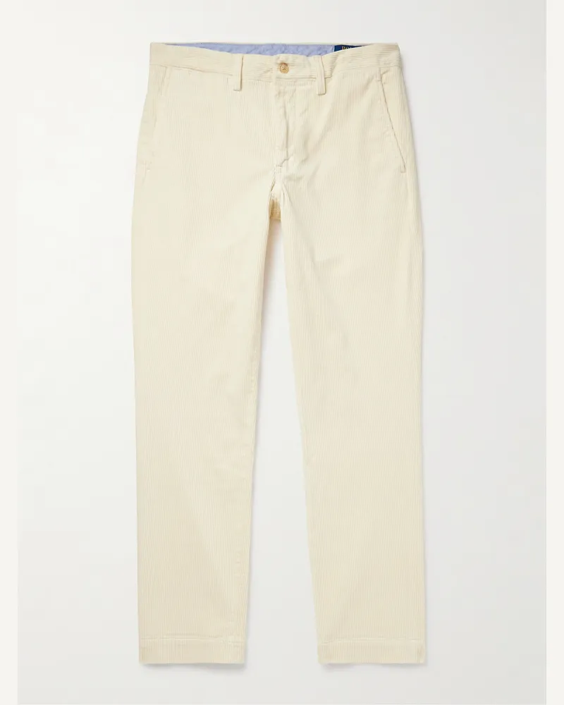 Ralph Lauren Bedford gerade geschnittene Hose aus Stretch-Baumwollcord Neutral