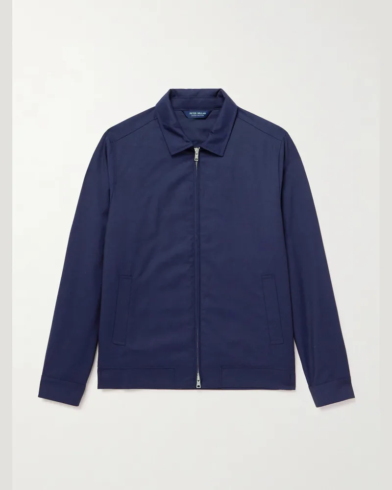 Peter Millar Excursionist Lite Wool Jacket Blue