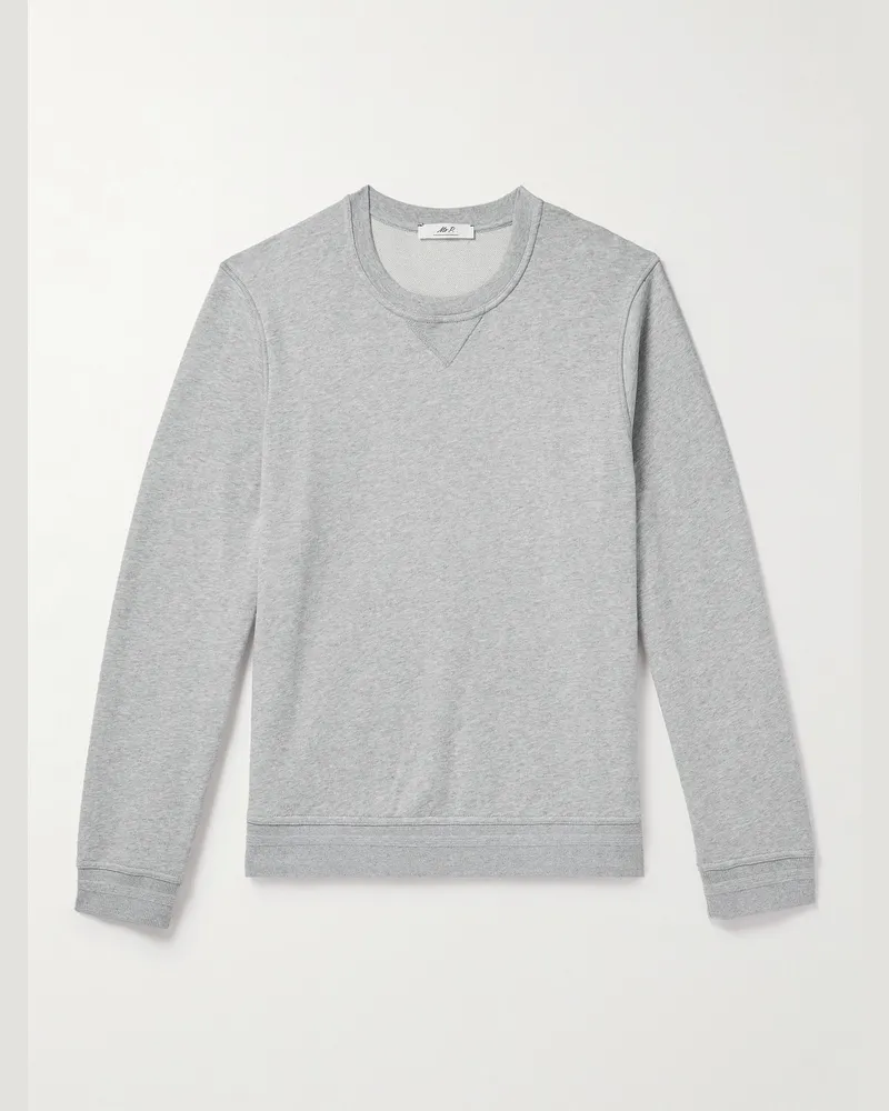 MR P. Sweatshirt aus Baumwoll-Jersey Grau