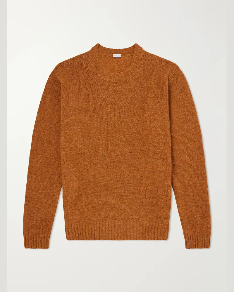 Caruso Wool Sweater Orange