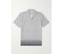 Hibbert Hemd aus bedrucktem Voile mit Reverskragen