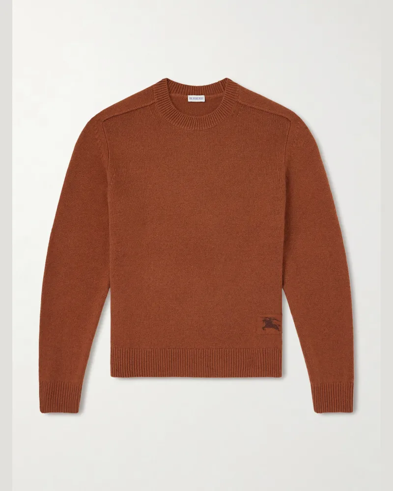 Burberry Pullover aus einer Kaschmirmischung Braun