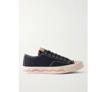 Seeger Sneakers aus Canvas mit Besatz aus Leder und Gummi