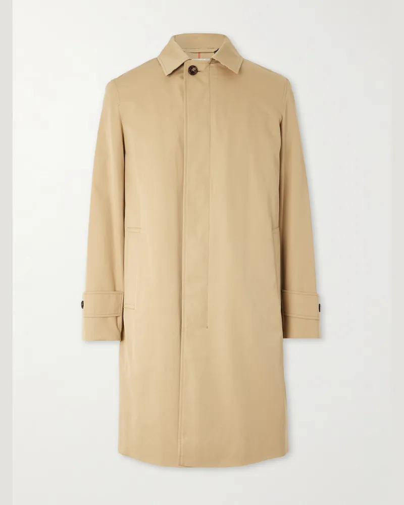 Burberry Trenchcoat aus beschichteter Baumwolle Neutral