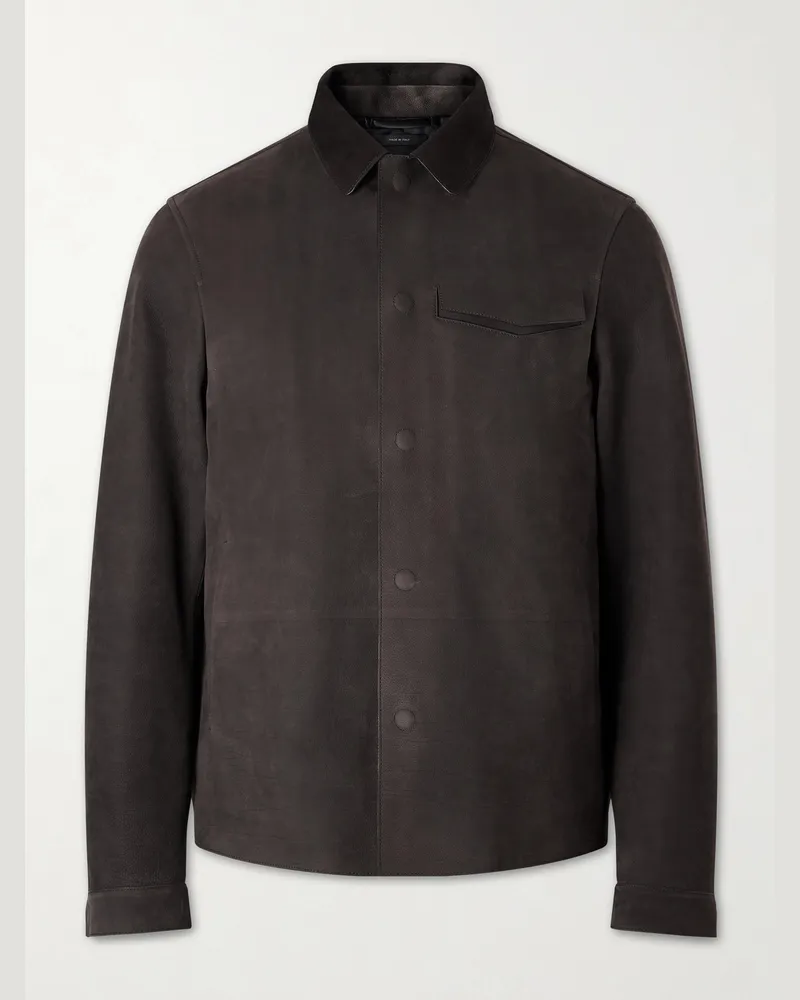 Tom Ford Nubuck Jacket Brown