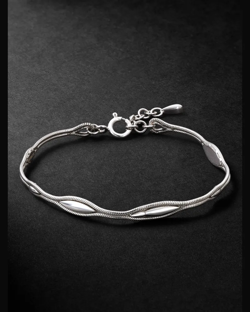 Fernando Jorge Armband aus Weißgold Silber