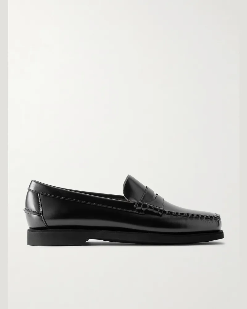 Sebago Dan Polaris Pennyloafers aus Leder Schwarz