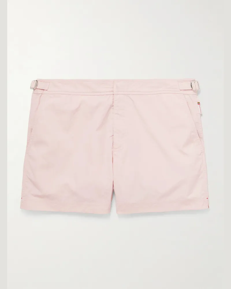 Orlebar Brown Springer schmal geschnittene kurze Badeshorts Pink