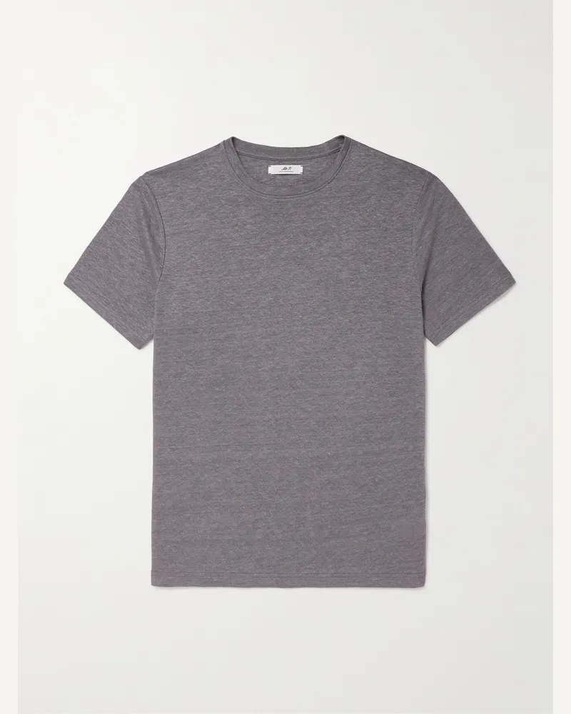 MR P. Linen T-Shirt Purple