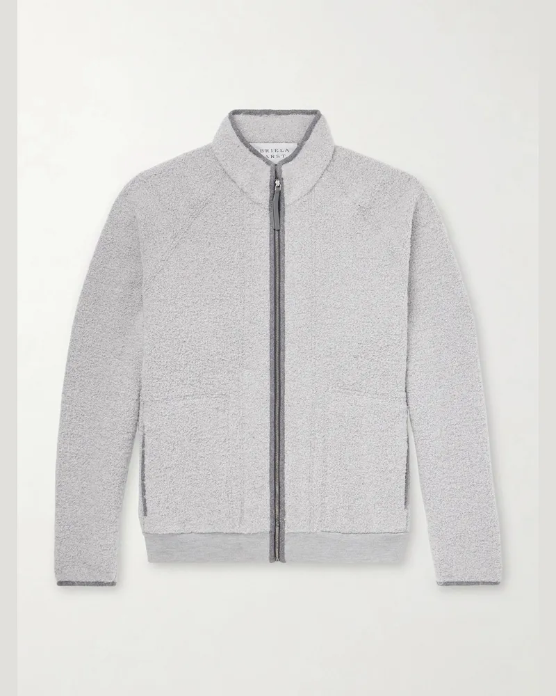 Gabriela Hearst August Alpaca, Cashmere and Wool-Blend Jacket Gray