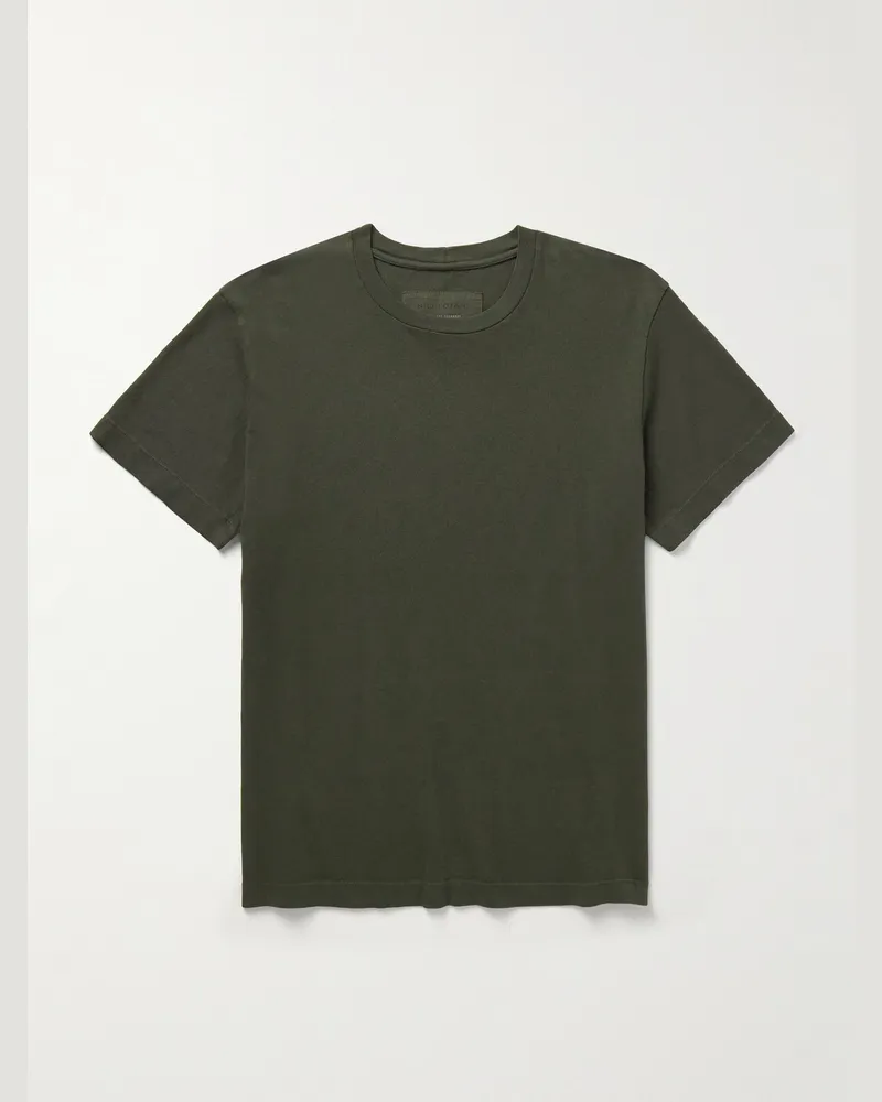 Nili Lotan Bradley T-Shirt aus Baumwoll-Jersey Grün