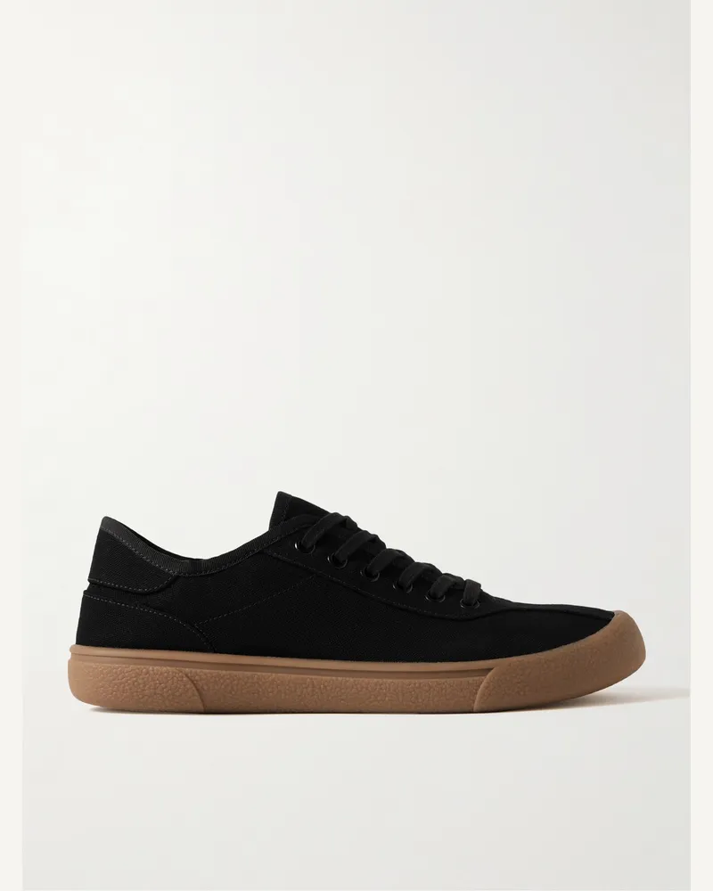 The Row Sneakers aus Canvas mit Ripsband Schwarz