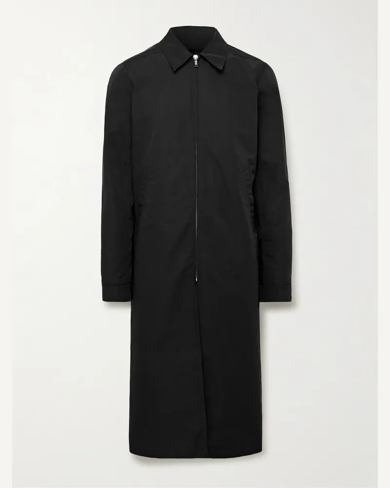 Rick Owens Brad Mantel aus Shell Schwarz