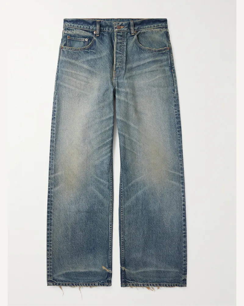 Celine Weit geschnittene Jeans Blau