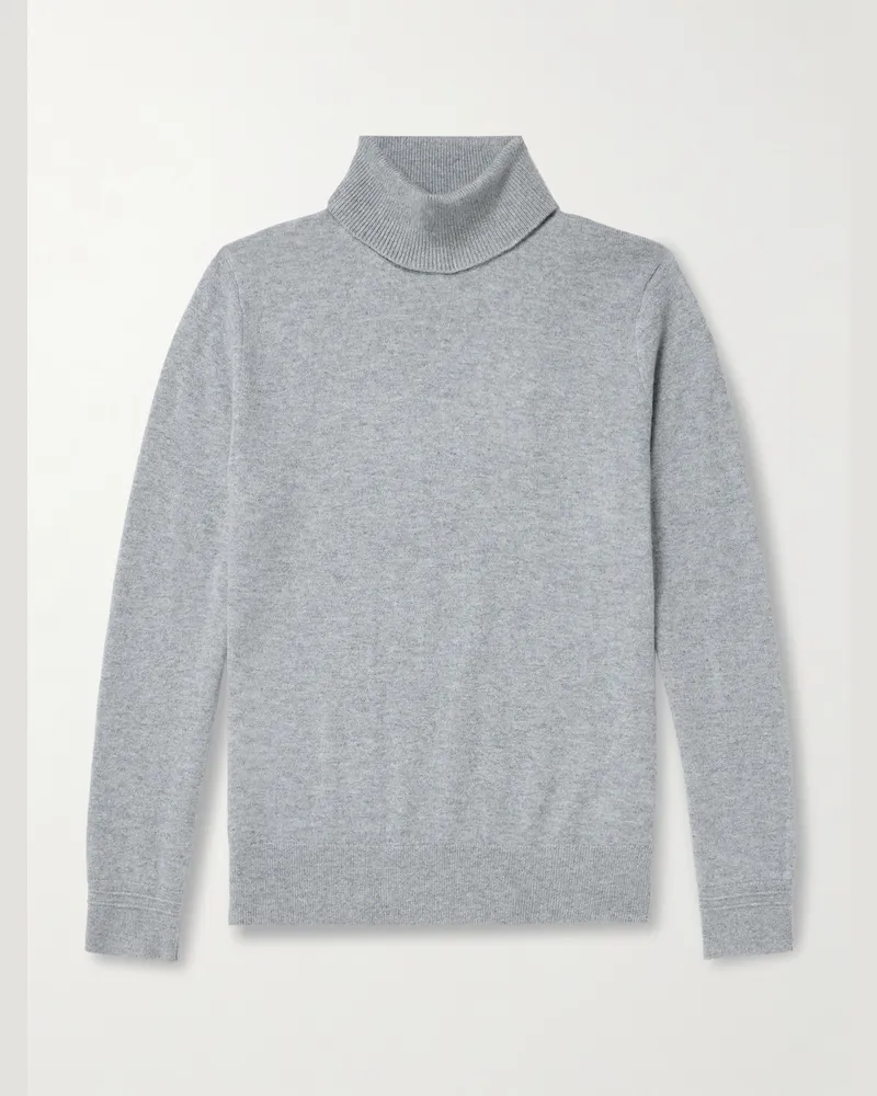 MR P. Clyde Cashmere Rollneck Sweater Gray