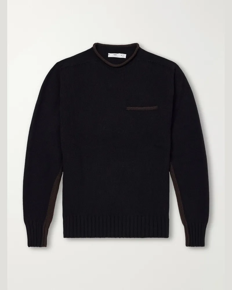 Inis Meáin Lambswool Sweater Black