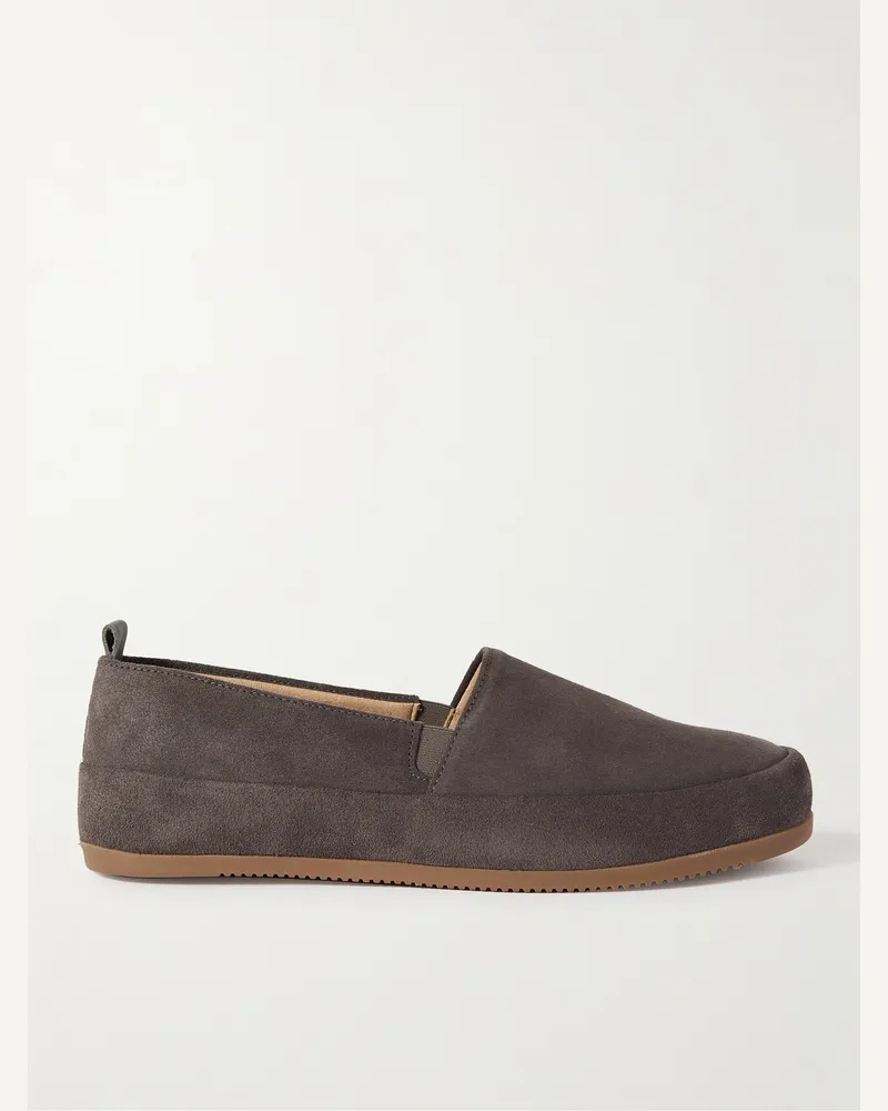 MULO Loafers aus Veloursleder Braun