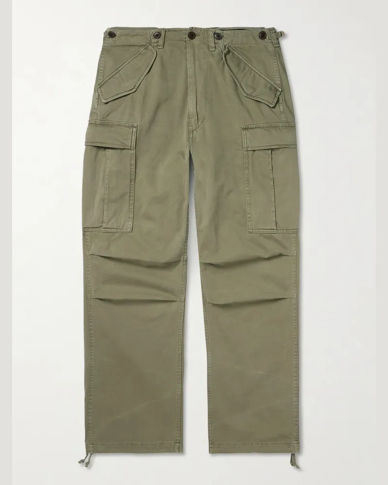 Ralph Lauren Gerade geschnittene Cargohose aus Baumwolle Grün