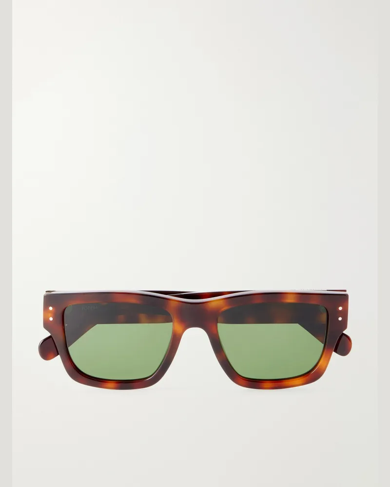 Totême Square Frame Acetate Sunglasses Tortoiseshell