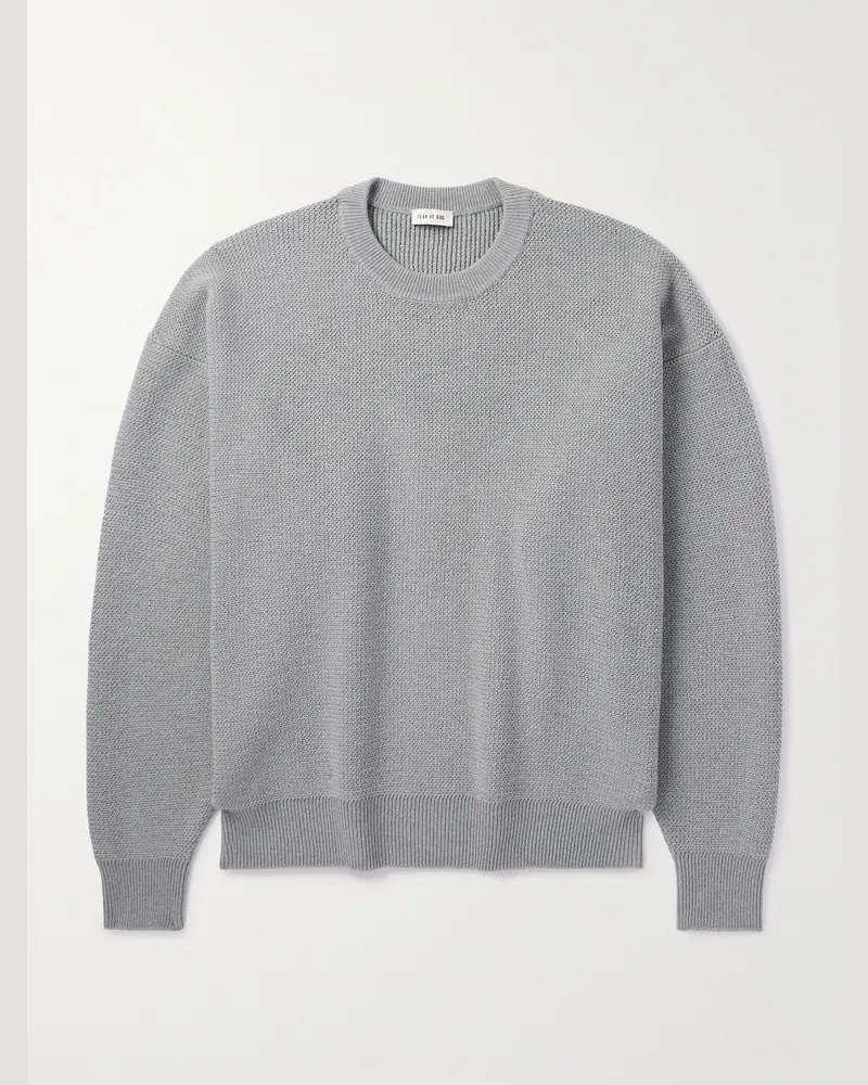 Fear of God Pullover aus Schurwolle Grau