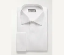 Bib-Front Cotton Tuxedo Shirt