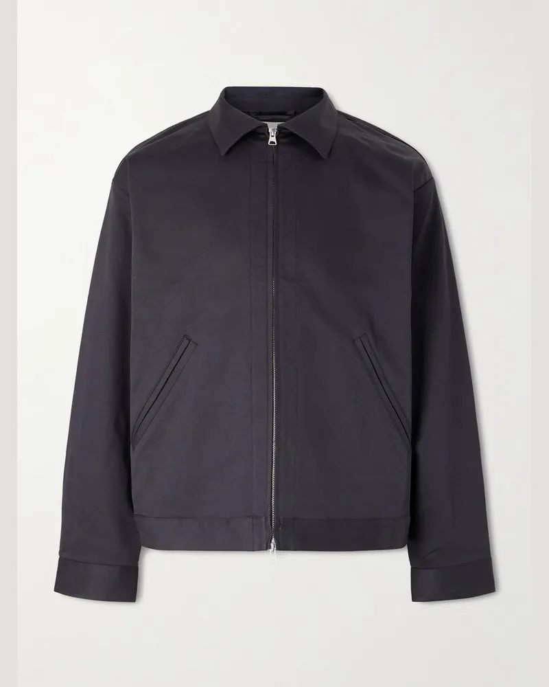 NN 07 Petrus 1420 Organic Cotton-Blend Jacket Blue