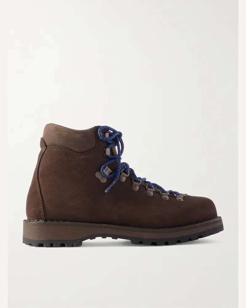 Diemme Roccia Vet Schnürstiefel aus Veloursleder Braun