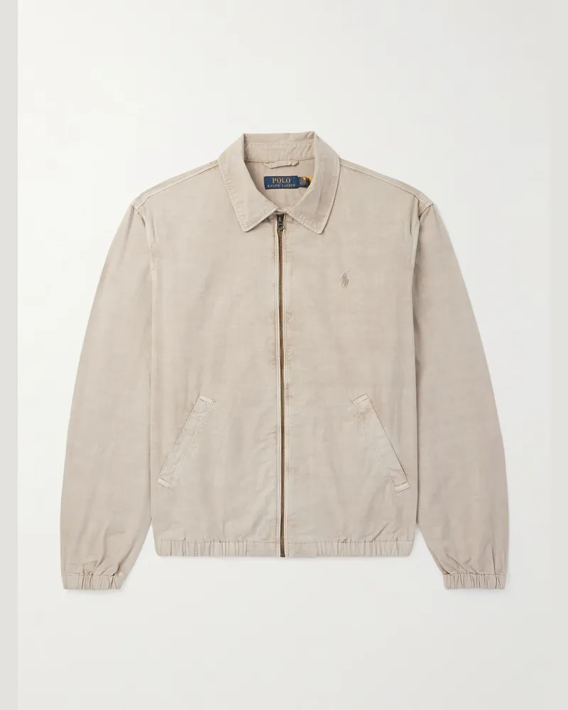 Ralph Lauren Bayport Jacke aus Baumwollpopeline Neutral