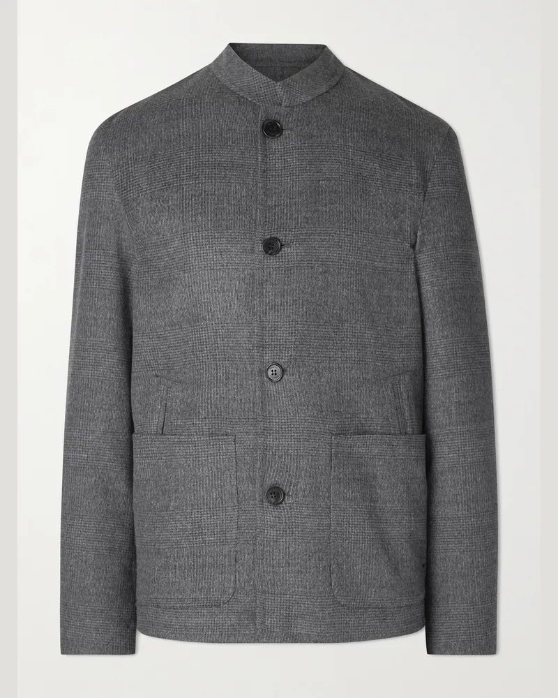Dunhill Reversible Wool-Blend Jacket Gray