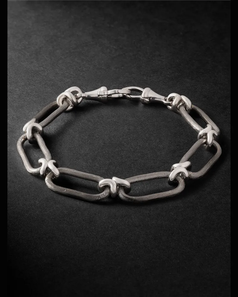 Annoushka Knuckle Heavy rhodiniertes Armband Silber