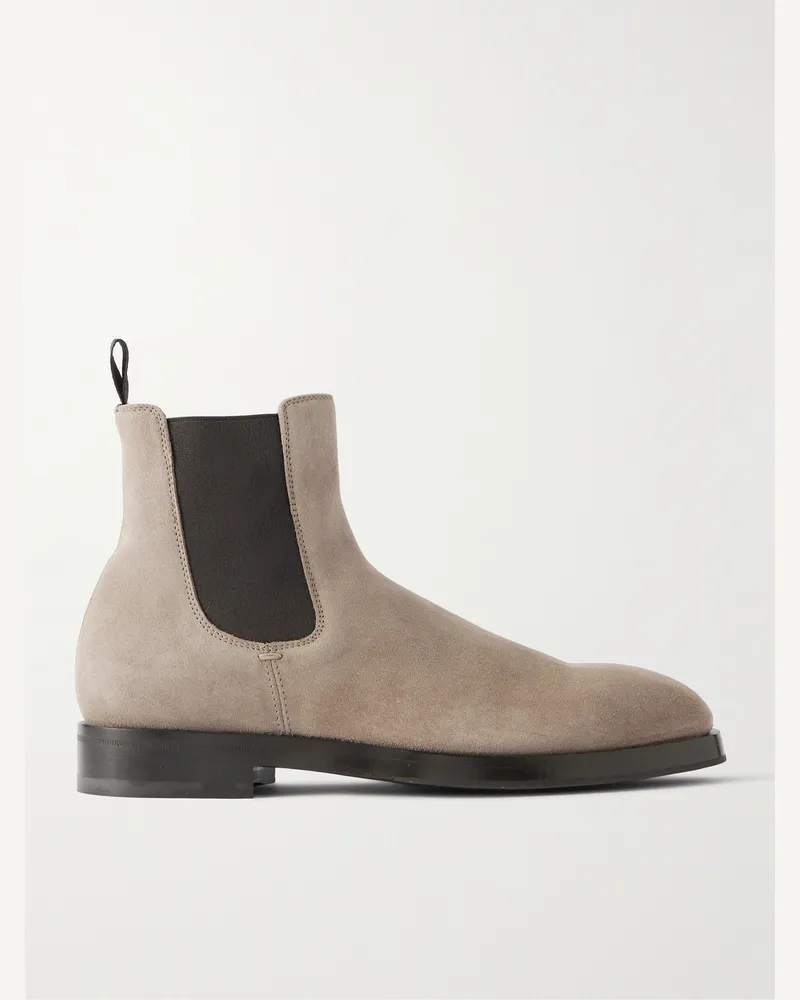 Officine Creative Italia Ortega 003 Chelsea Boots aus Veloursleder Braun