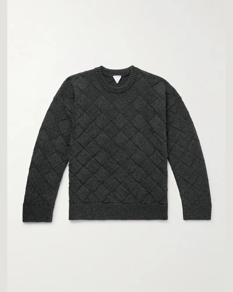 Bottega Veneta Pullover aus einer Wollmischung Grau
