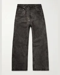 DRKSHDW by Rick Owens Geth weit geschnittene Jeans aus Baumwoll-Moleskin Grau