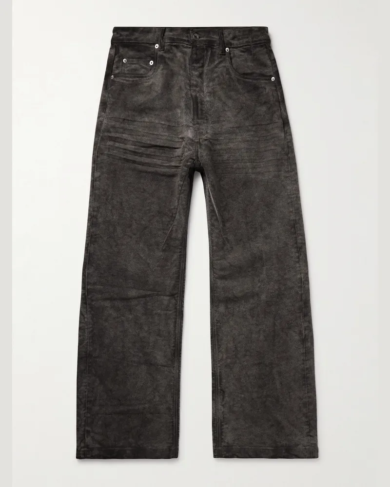 DRKSHDW by Rick Owens Geth weit geschnittene Jeans aus Baumwoll-Moleskin Braun