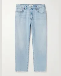 AGOLDE Curtis schmal und gerade geschnittene Jeans in Distressed-Optik Blau