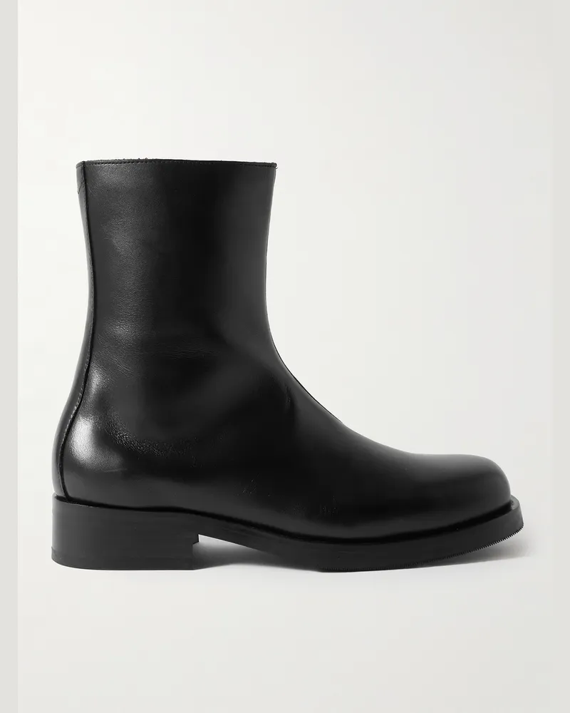 Our Legacy Camion Stiefel aus Leder Schwarz