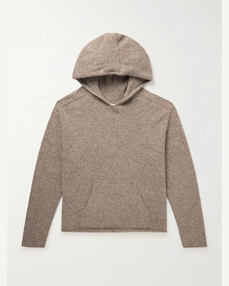 The Row Yuto Kapuzenpullover aus Baumwolle Braun