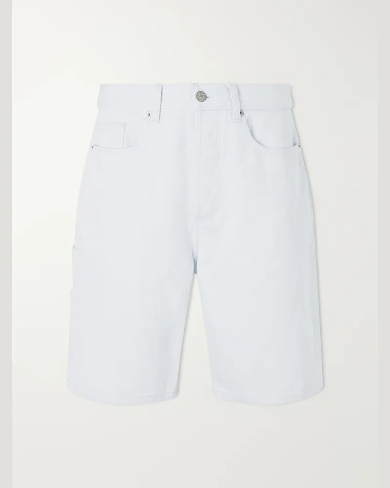 Aimé Leon Dore Straight-Leg Denim Shorts Blue