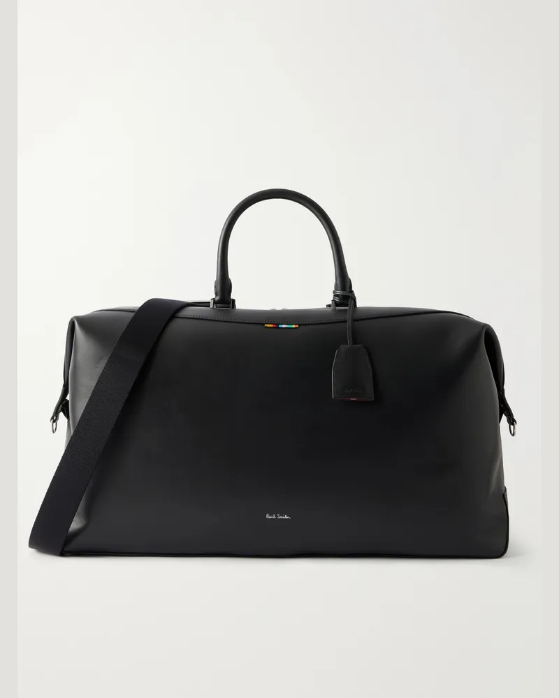 Paul Smith Leather Weekend Bag Black