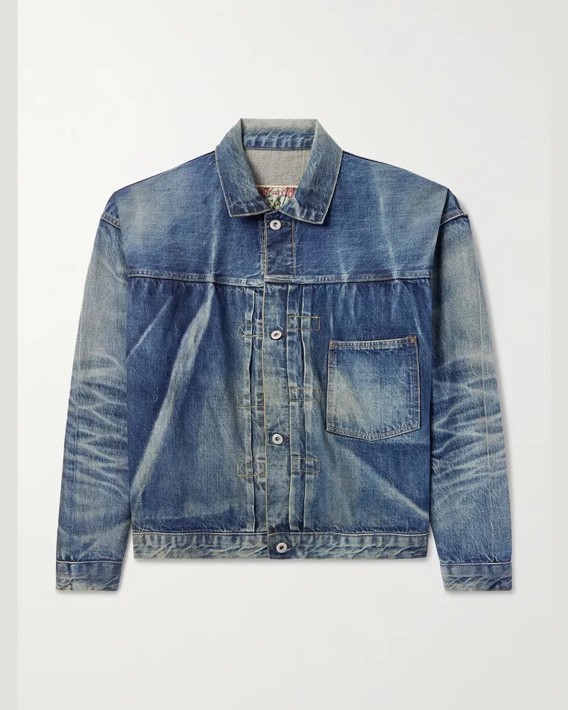 SAINT MXXXXXX BerBerJin Jeansjacke Blau