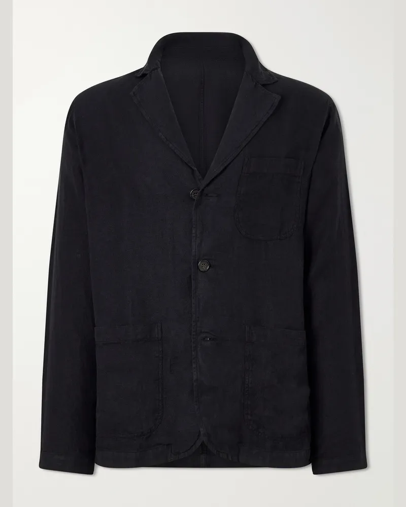 Corridor Linen Blazer Black
