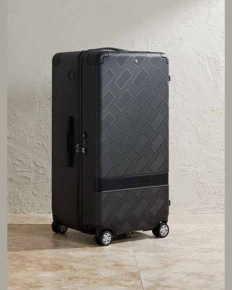 Montblanc MY4810 Extreme 3.0 Koffer aus Polycarbonat mit Lederbesatz Schwarz