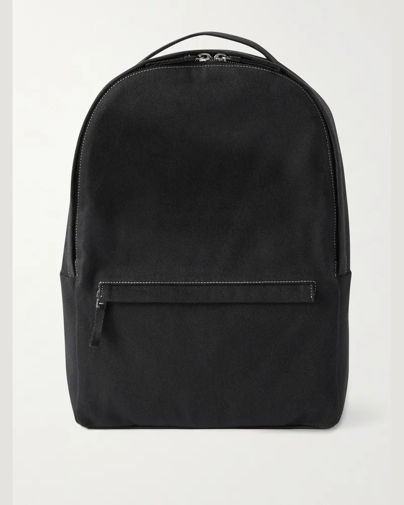 The Row Sisal Rucksack aus Canvas Schwarz