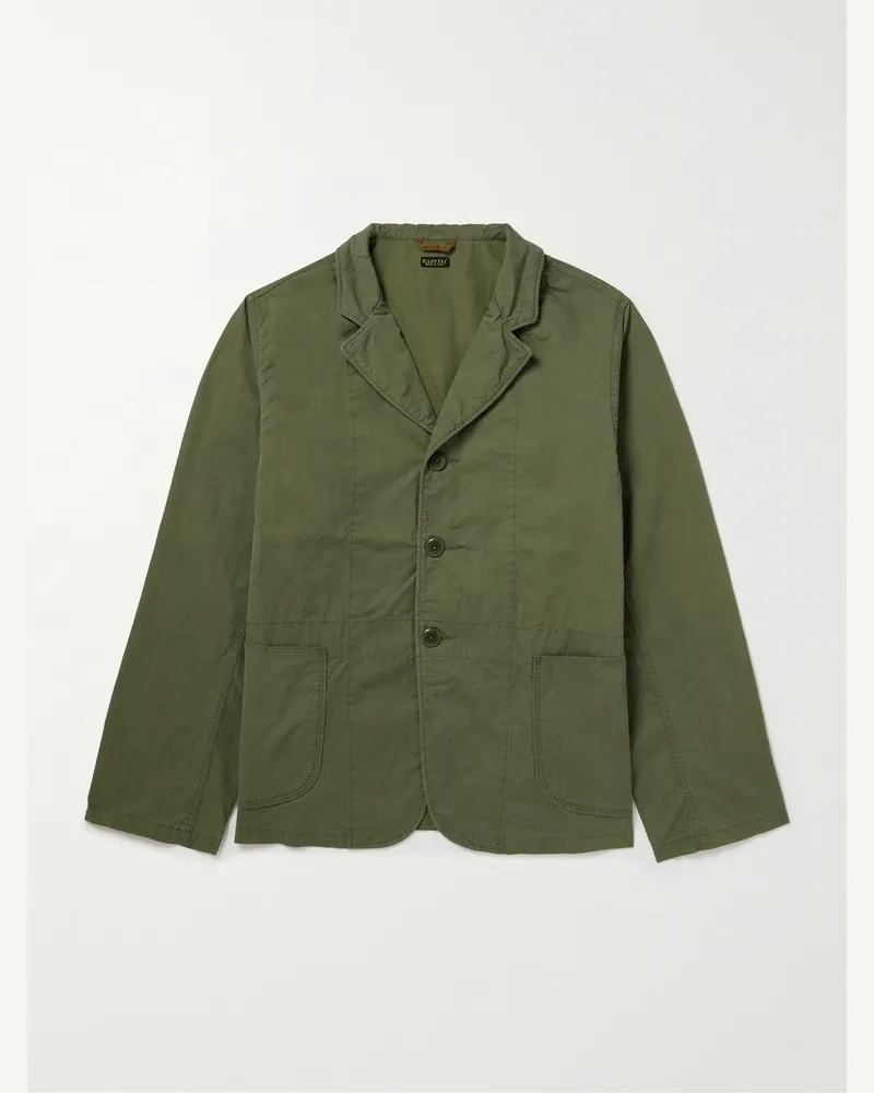 KAPITAL Cotton-Blend Ripstop Jacket Green
